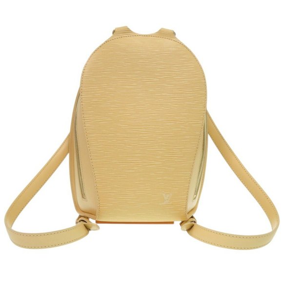 Louis Vuitton Epi Mabillon M5223A Backpack Daypack Leather Vanilla LV 1194LOU...